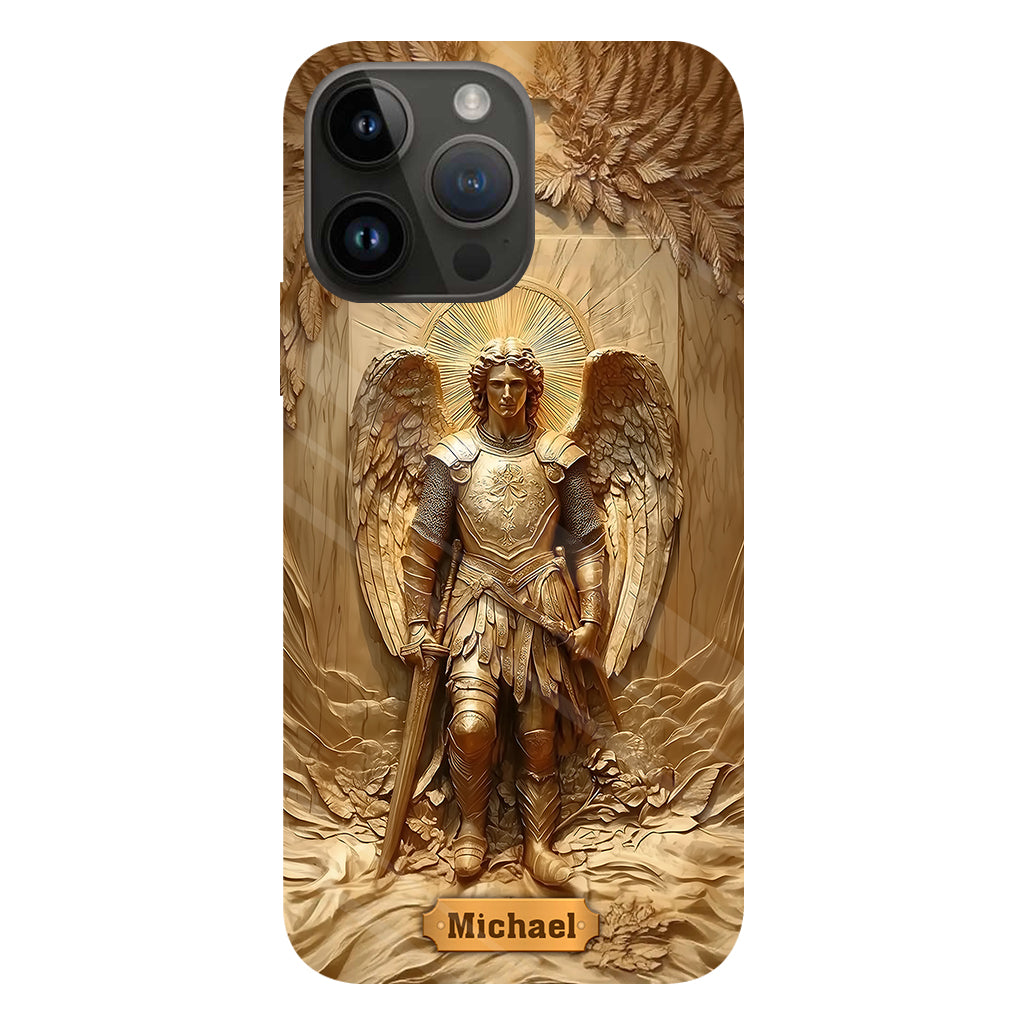 Archangel Michael - Personalized Christian Full Print Phone Case