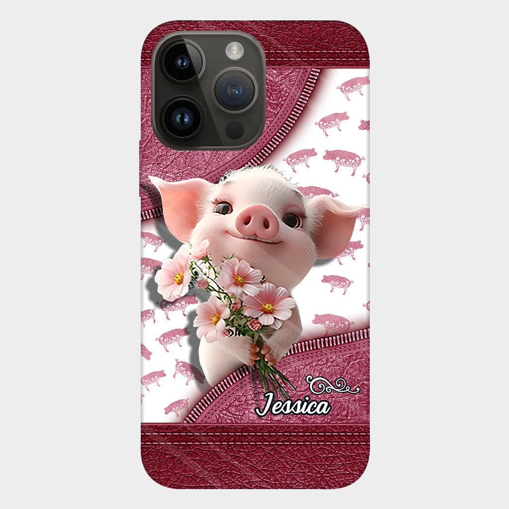 Love Pig - Personalized Pig Lover Full Print Phone Case
