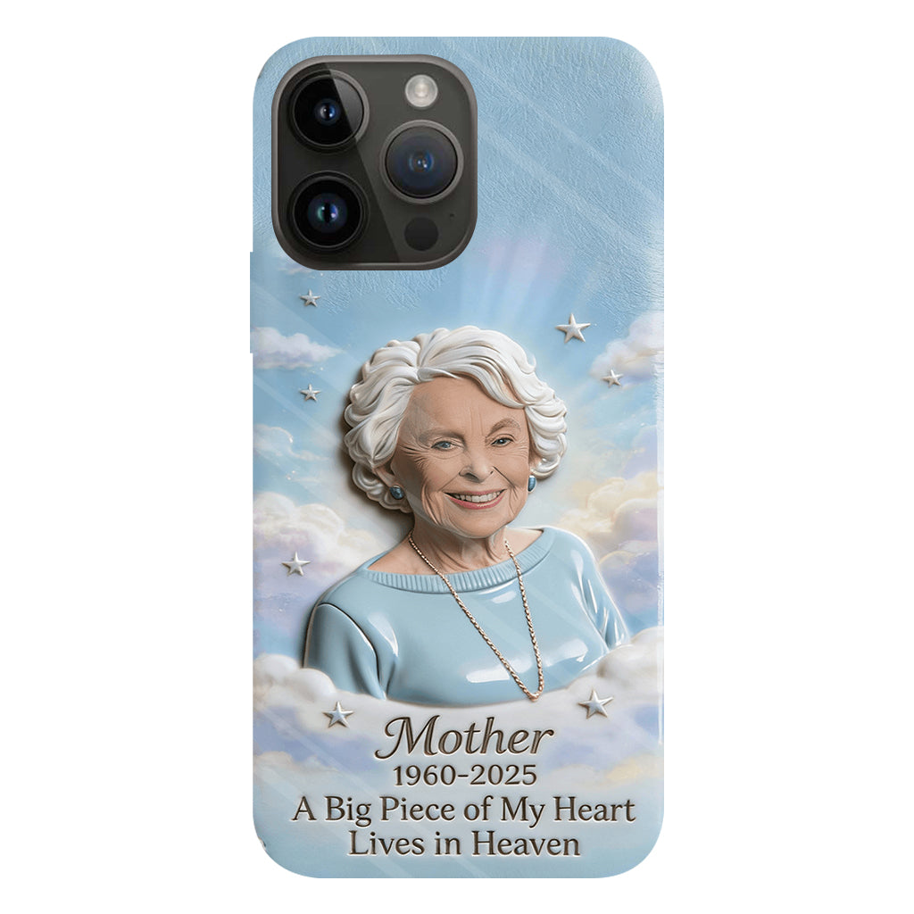 Custom Any Photo - A Big Piece Of My Heart - Personalized Memorial Full Print Phone Case