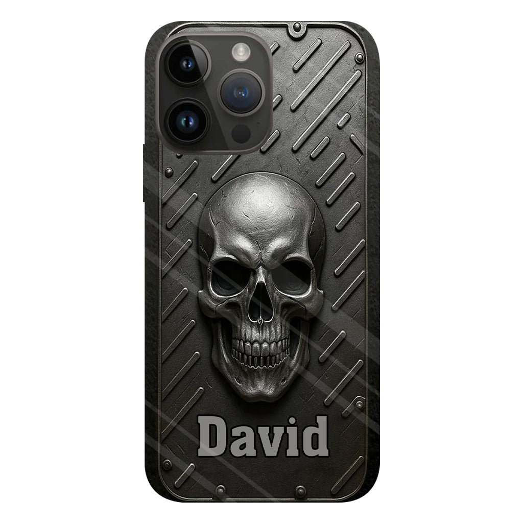 Hello Darkness - Personalized Skull Full Print Phone Case
