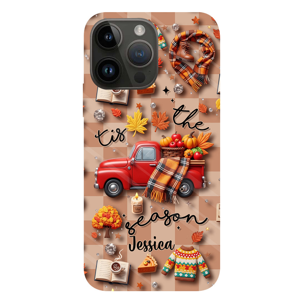 Tis The Season - Personalized Autumn Full Print Phone Case