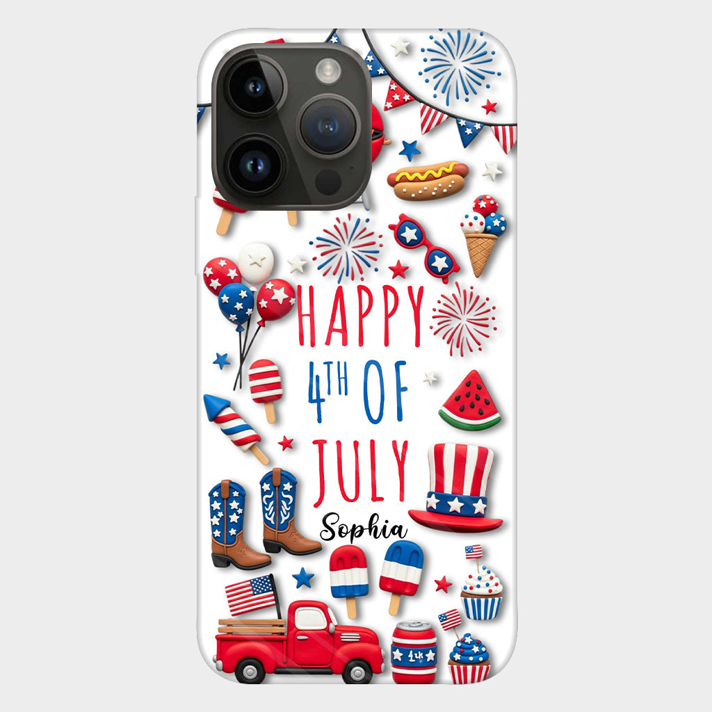 Happy 4th Of July - Personalized Independence Day/ 4th of July Full Print Phone Case