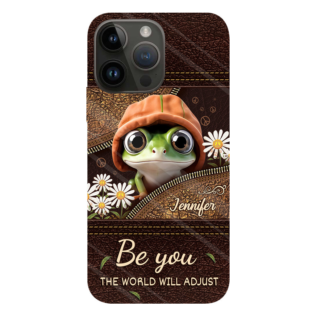 Be You The World Will Adjust - Personalized Hippie Full Print Phone Case