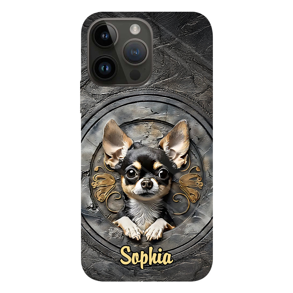 Adorable Chihuahua - Personalized Dog Full Print Phone Case