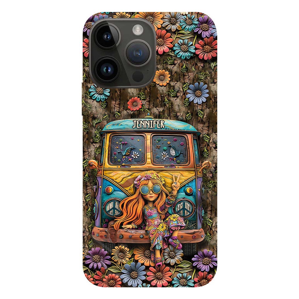Cute Caravan - Personalized Hippie Full Print Phone Case