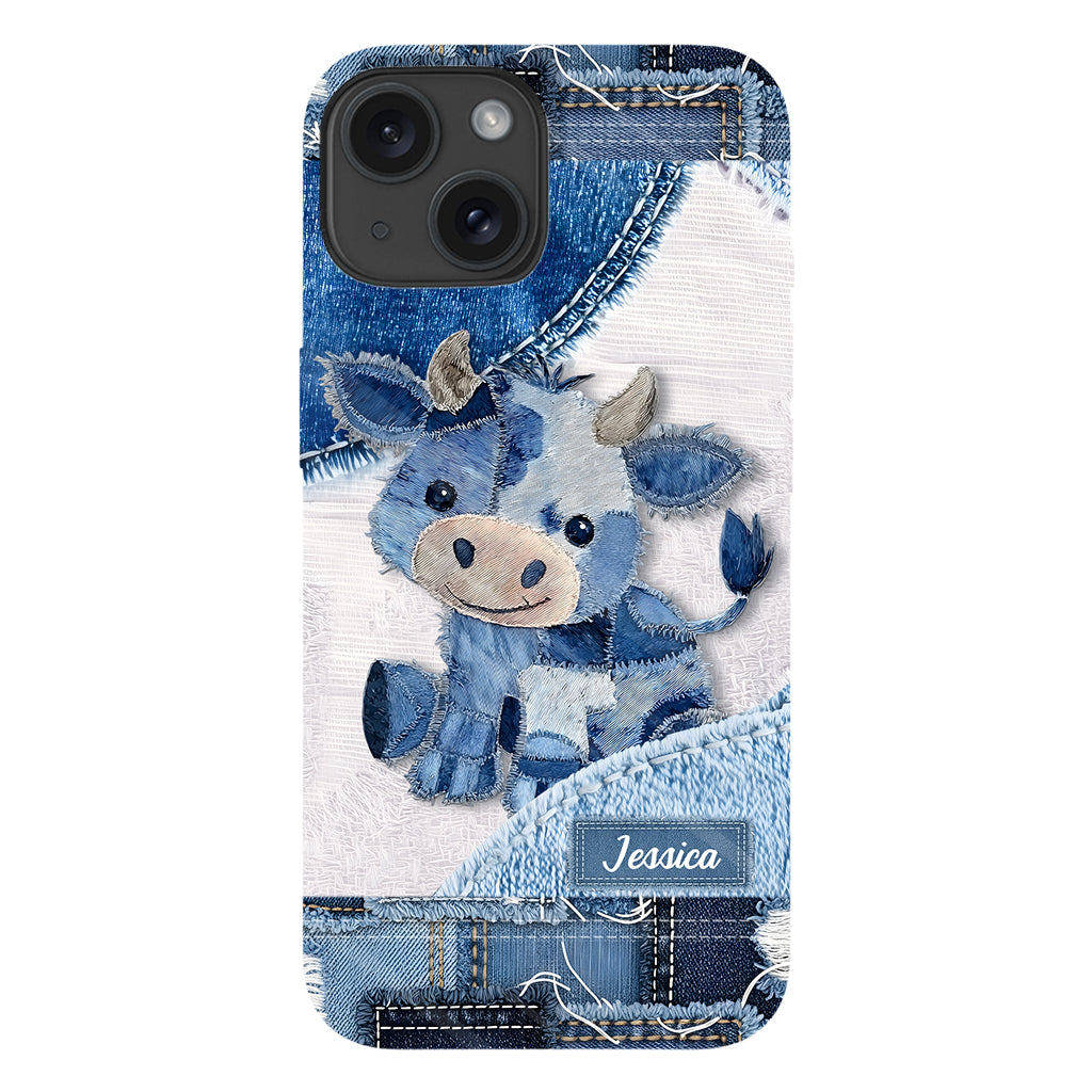 Cute Highland Cow - Personalized Highland Cow Full Print Phone Case