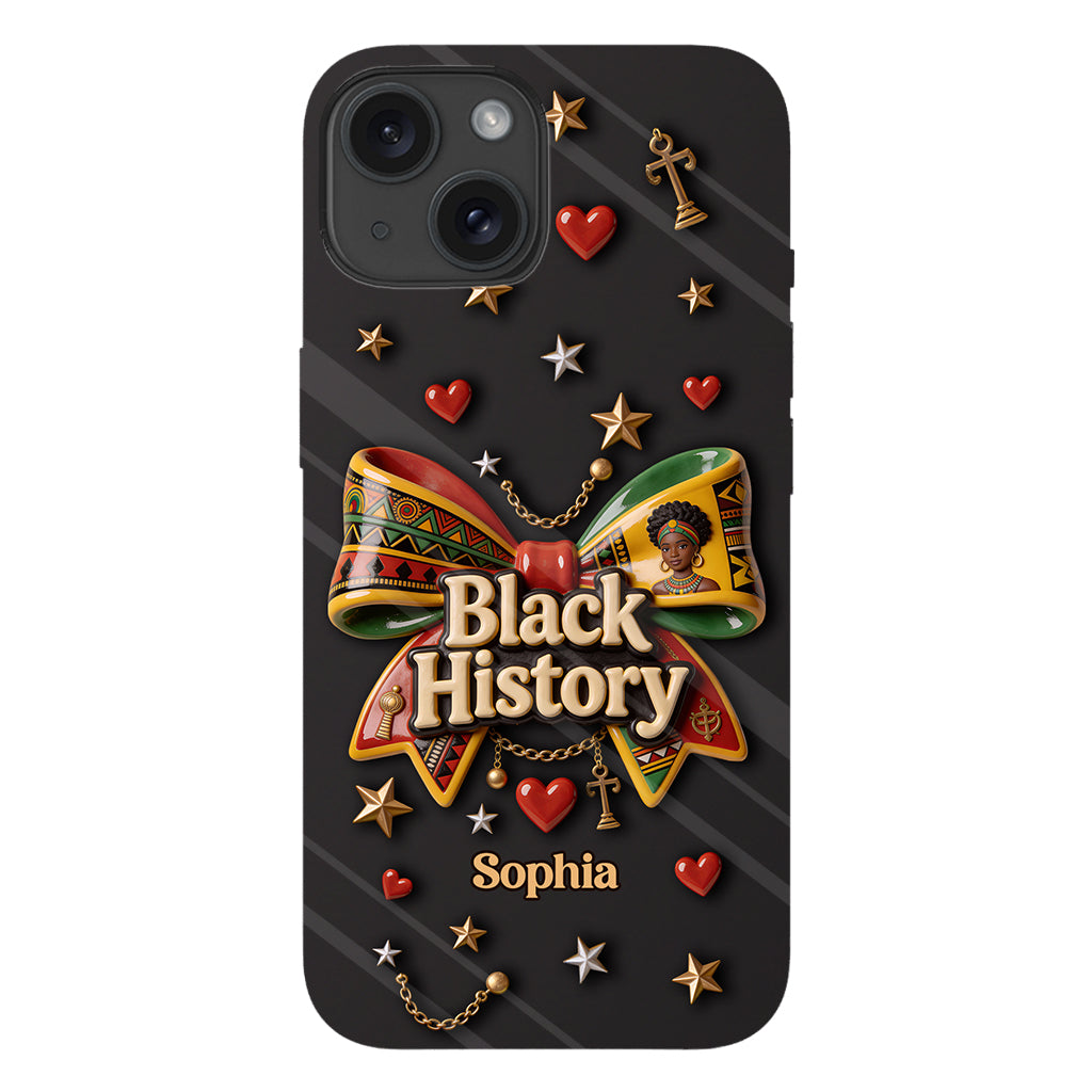 Black History Month - Personalized African American Full Print Phone Case