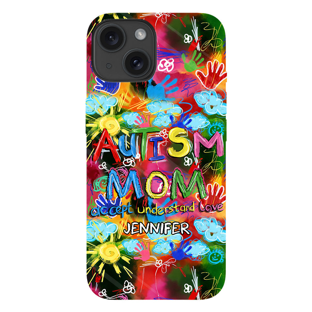 Autism Mom - Personalized Autism Awareness Full Print Phone Case