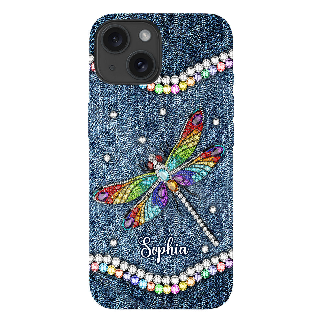 Beautiful Dragonfly - Personalized Dragonfly Full Print Phone Case