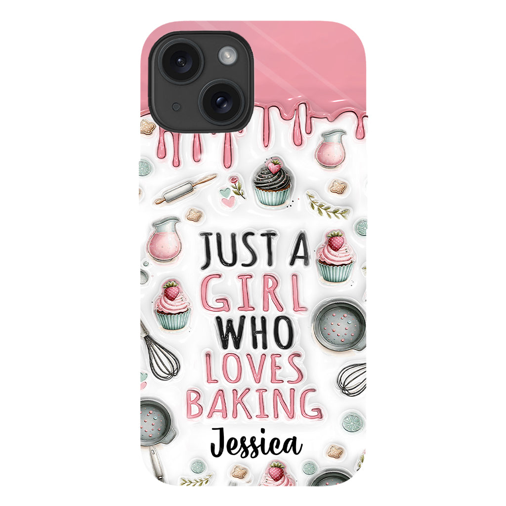 Just A Girl Who Loves Baking - Personalized Baking Full Print Phone Case