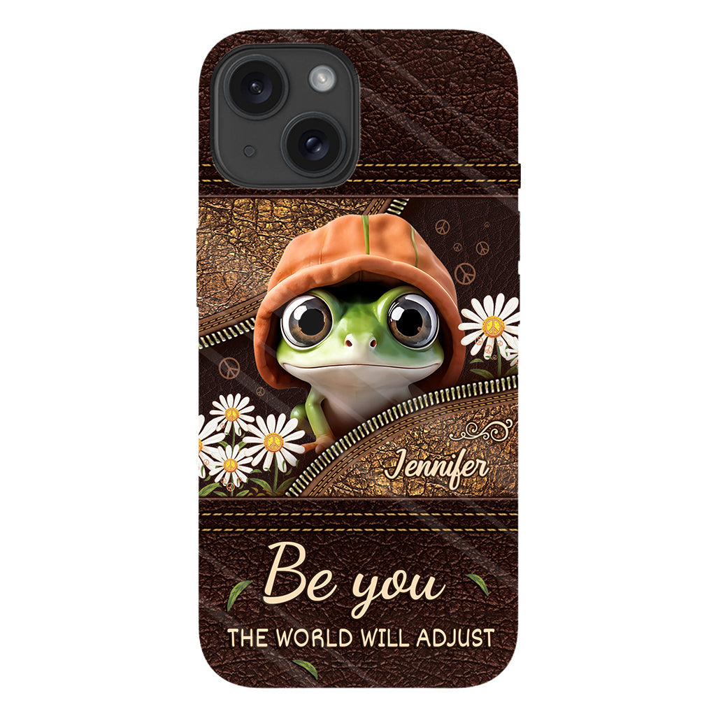 Be You The World Will Adjust - Personalized Hippie Full Print Phone Case