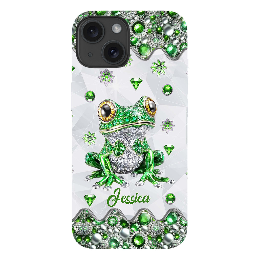 Just A Girl Who Loves Frogs - Personalized Frog Full Print Phone Case