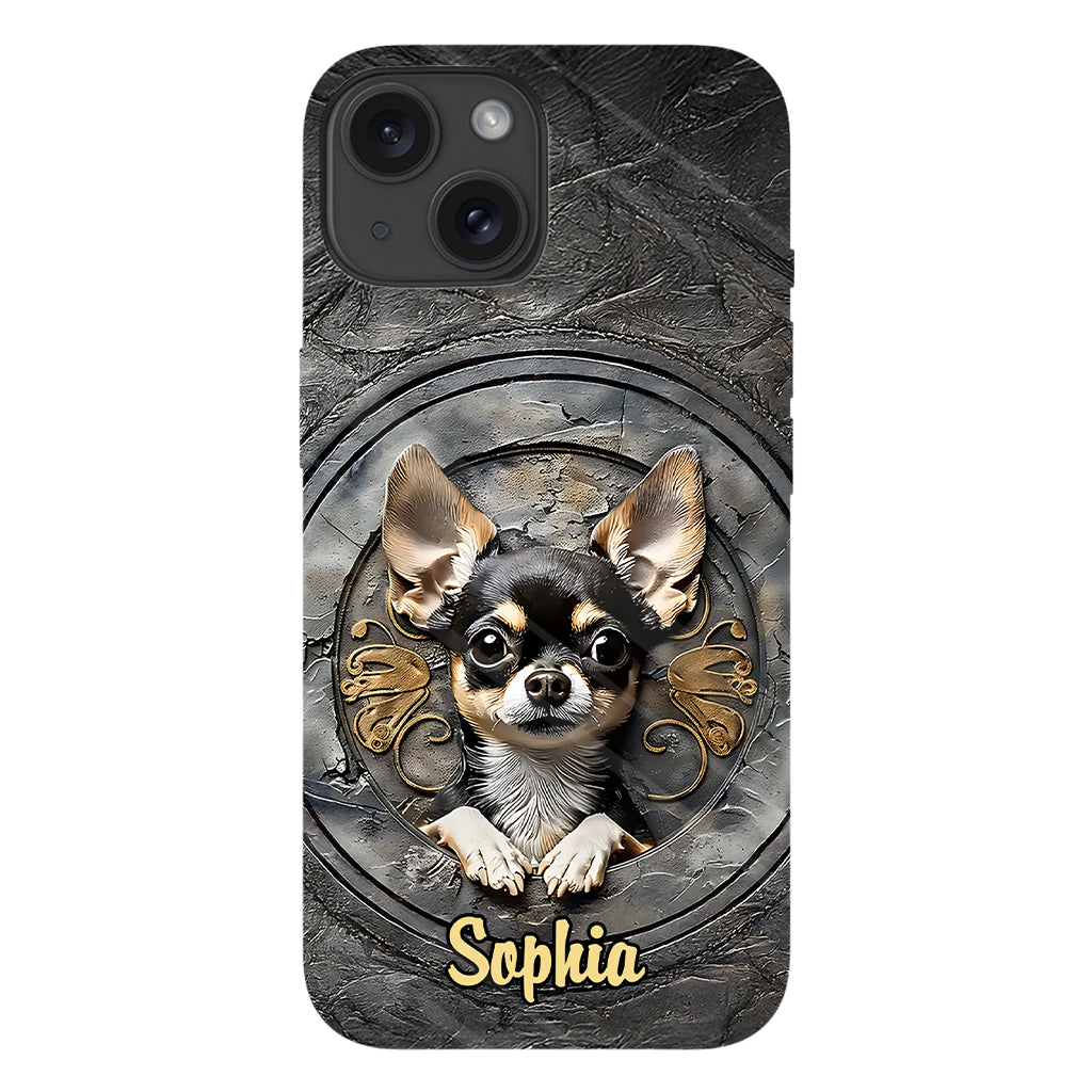 Adorable Chihuahua - Personalized Dog Full Print Phone Case