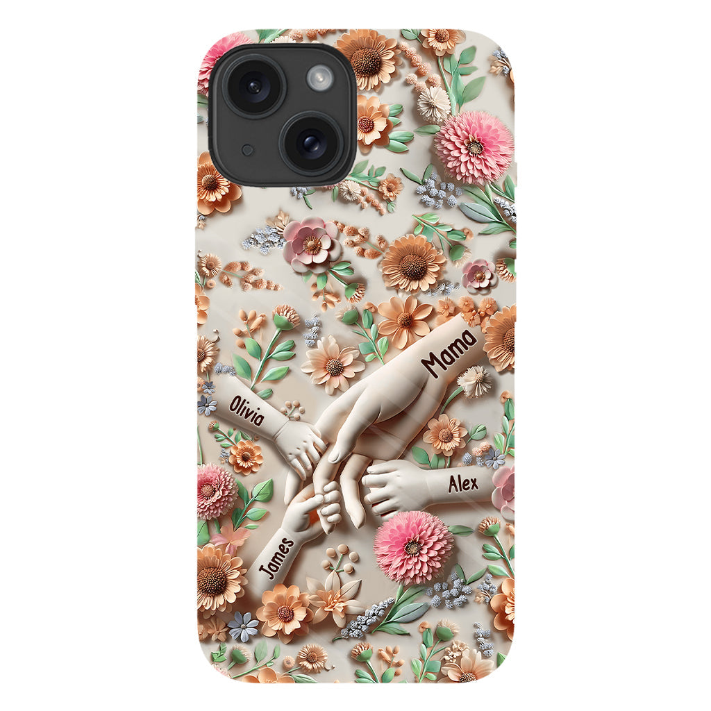 Hold Our Hands - Personalized Mother Full Print Phone Case