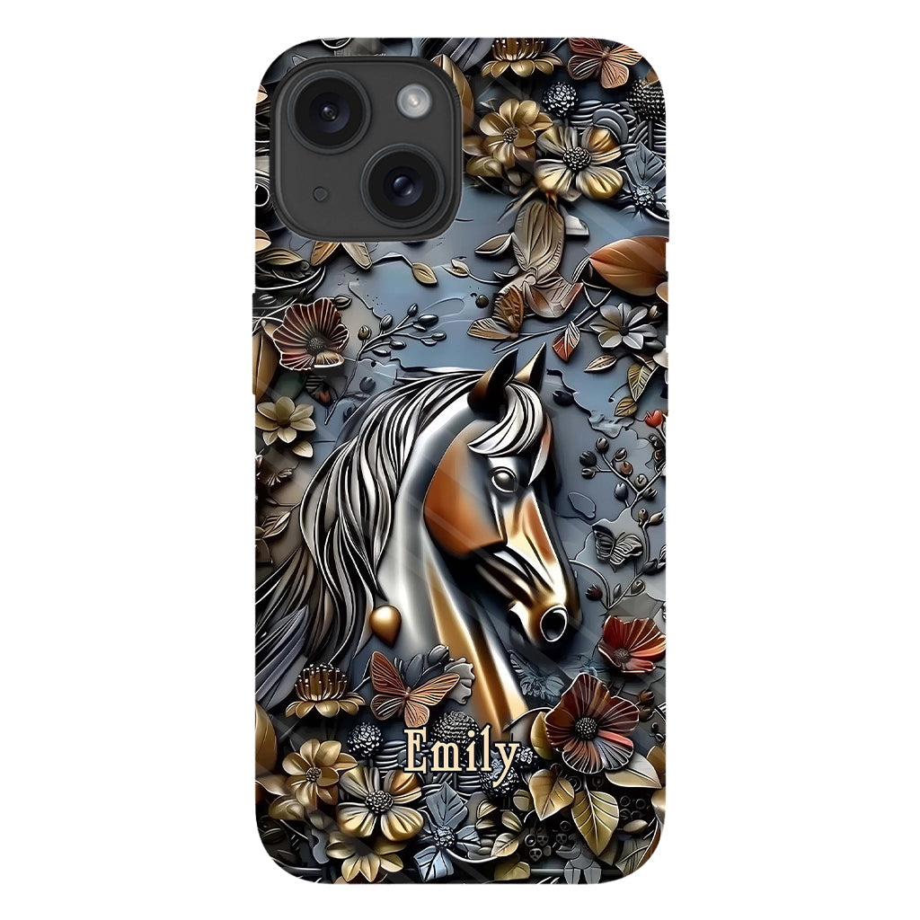 Stunning Horse - Personalized Horse Full Print Phone Case