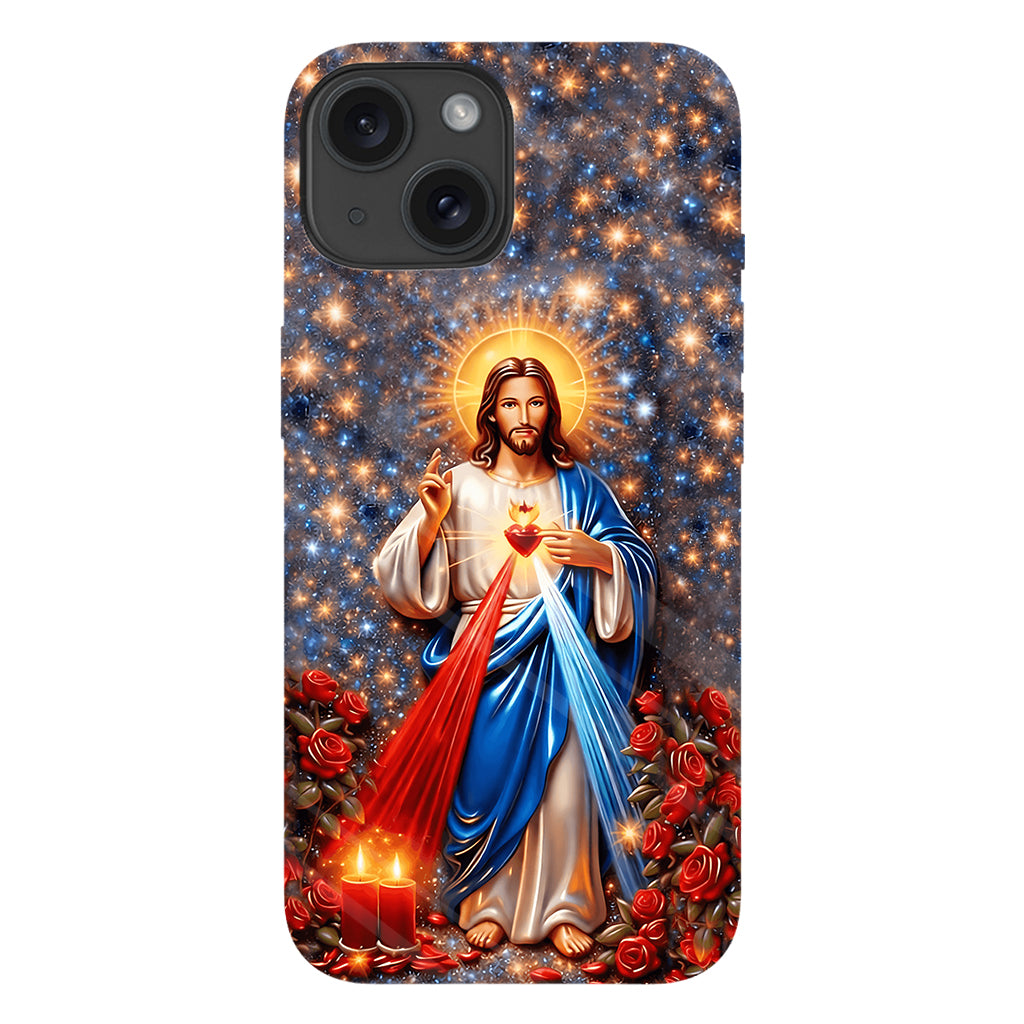 Sacred Heart of Jesus - Personalized Christian Full Print Phone Case