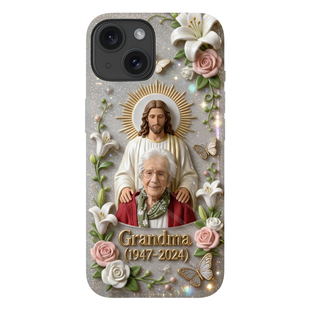 Memorial Gift for Lost of Loved One, Faith in God - Personalized Memorial Full Print Phone Case