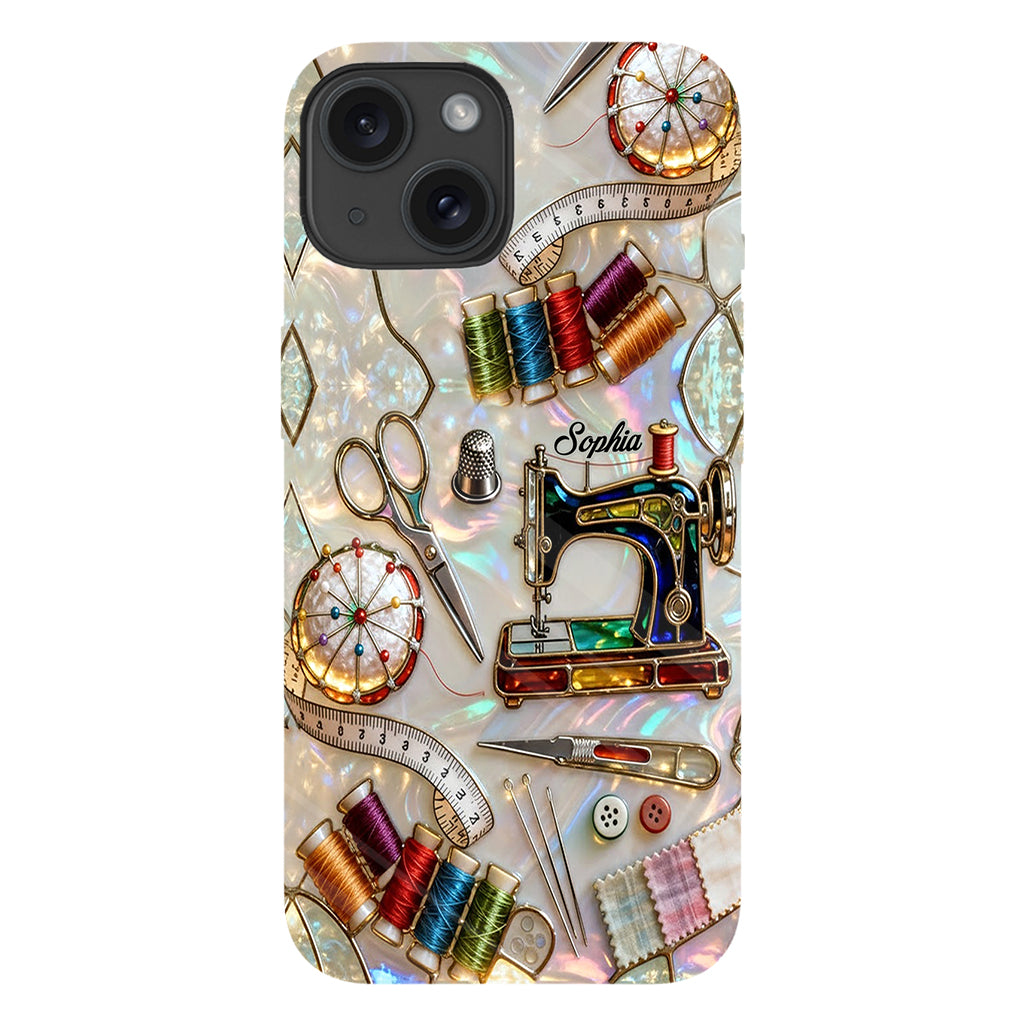 Love Sewing - Personalized Sewing Full Print Phone Case