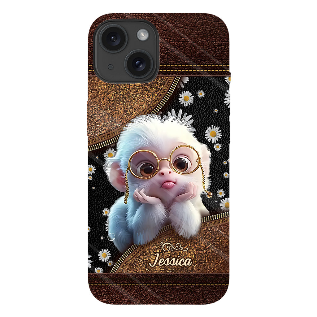 Cute Monkey - Personalized Full Print Phone Case