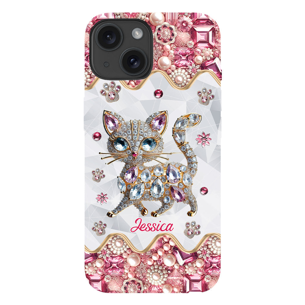 Just A Girl Who Loves Cats - Personalized Cat Full Print Phone Case