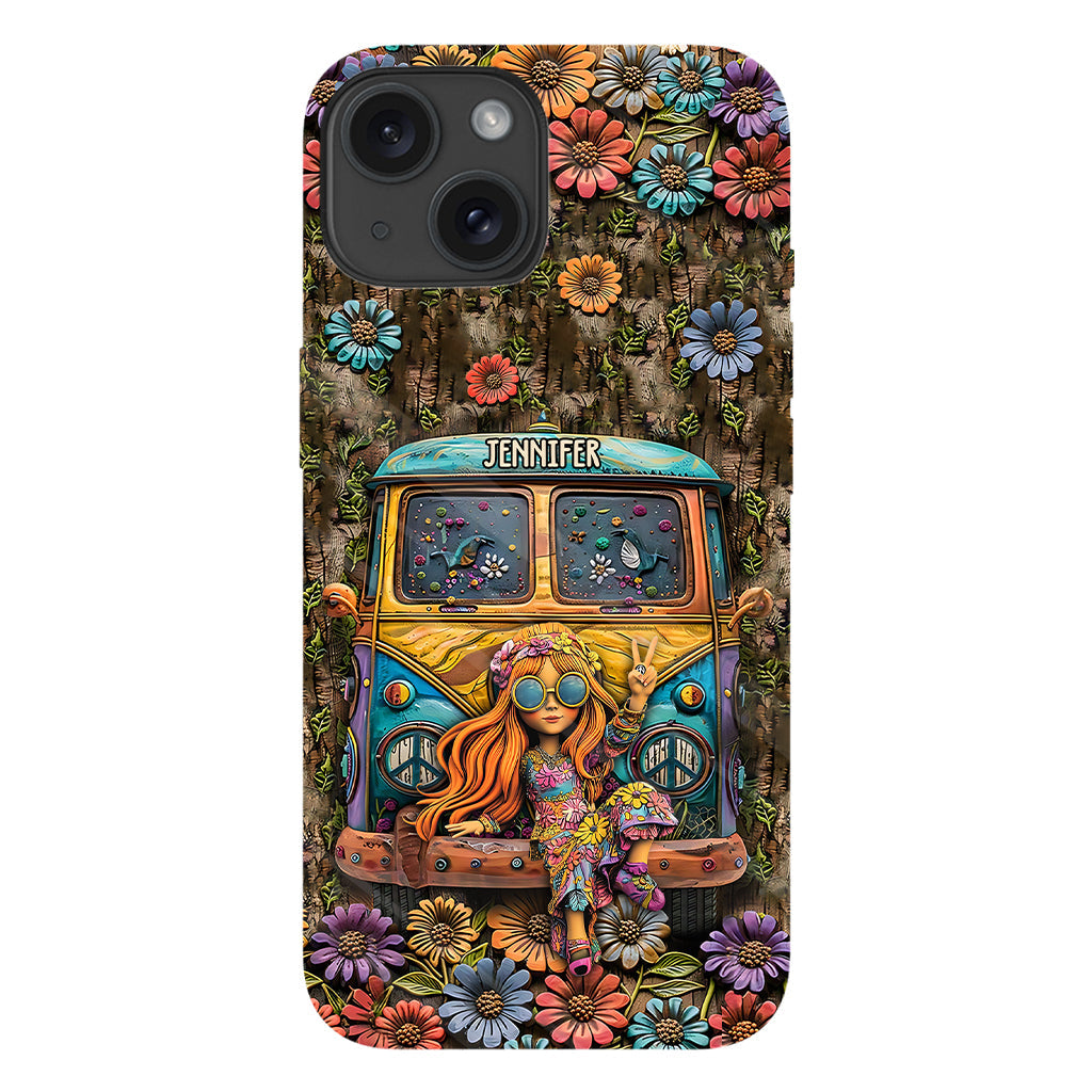 Cute Caravan - Personalized Hippie Full Print Phone Case