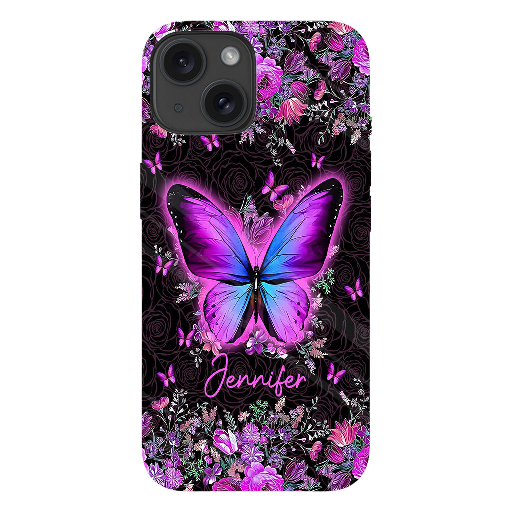 Love Butterflies - Personalized Butterfly Full Print Phone Case