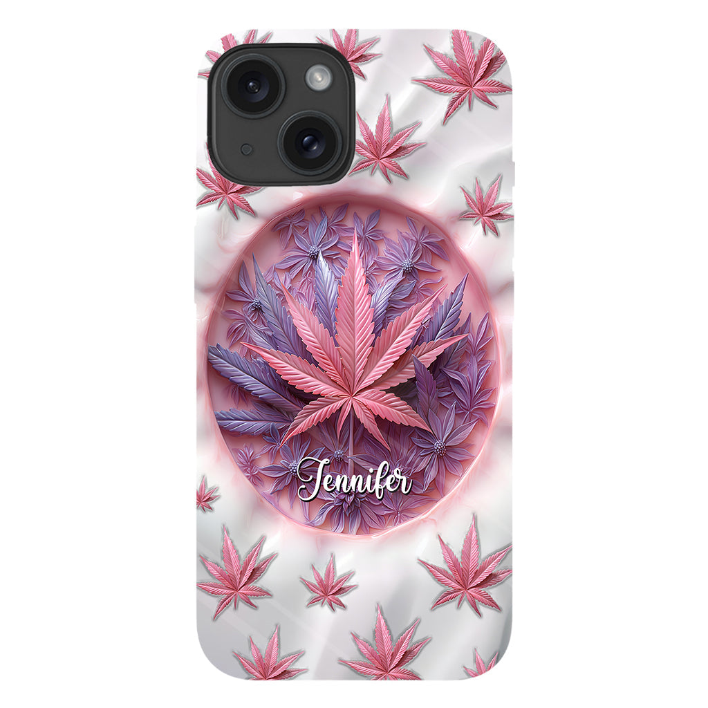 High Life - Personalized Weed Full Print Phone Case