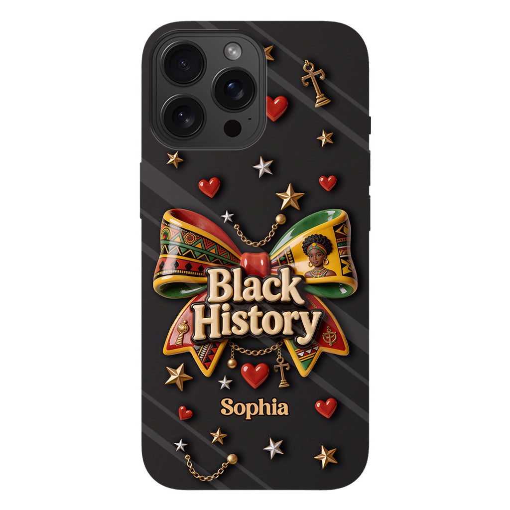 Black History Month - Personalized African American Full Print Phone Case