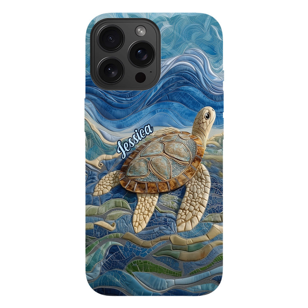 Love Turtles - Personalized Turtle Full Print Phone Case