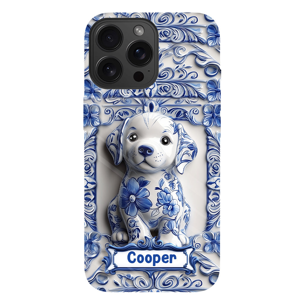 Cute Labrador Retriever - Personalized Dog Full Print Phone Case