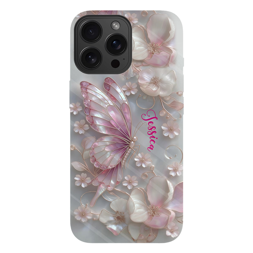 Love Butterflies - Personalized Butterfly Full Print Phone Case