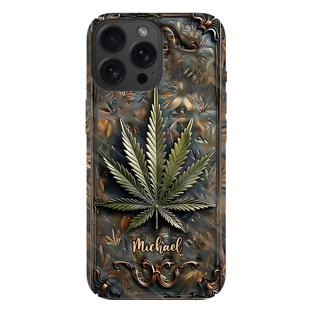 High Life - Personalized Weed Full Print Phone Case