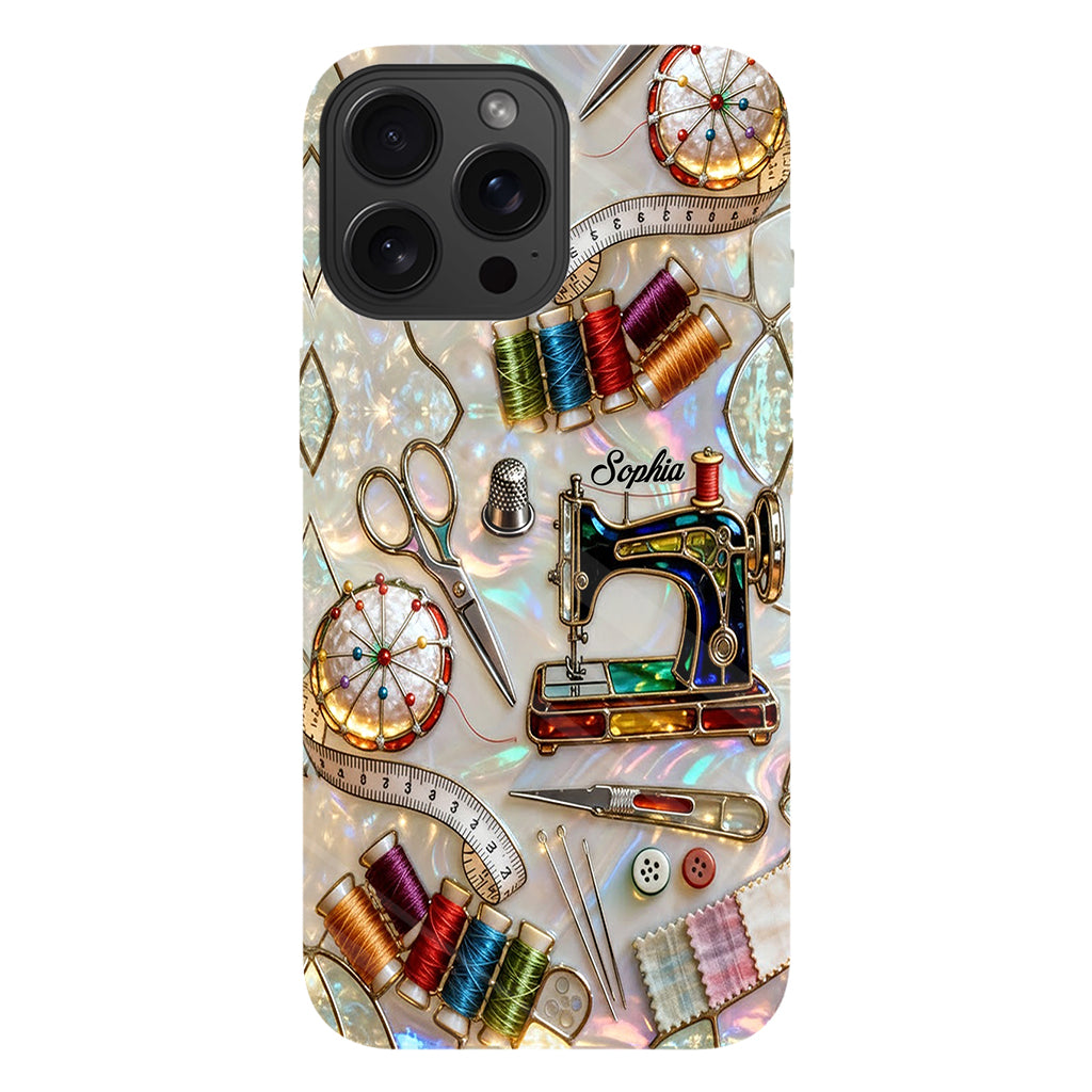 Love Sewing - Personalized Sewing Full Print Phone Case
