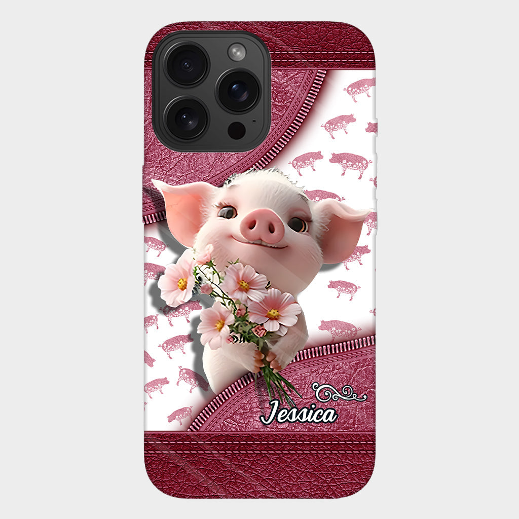 Love Pig - Personalized Pig Lover Full Print Phone Case