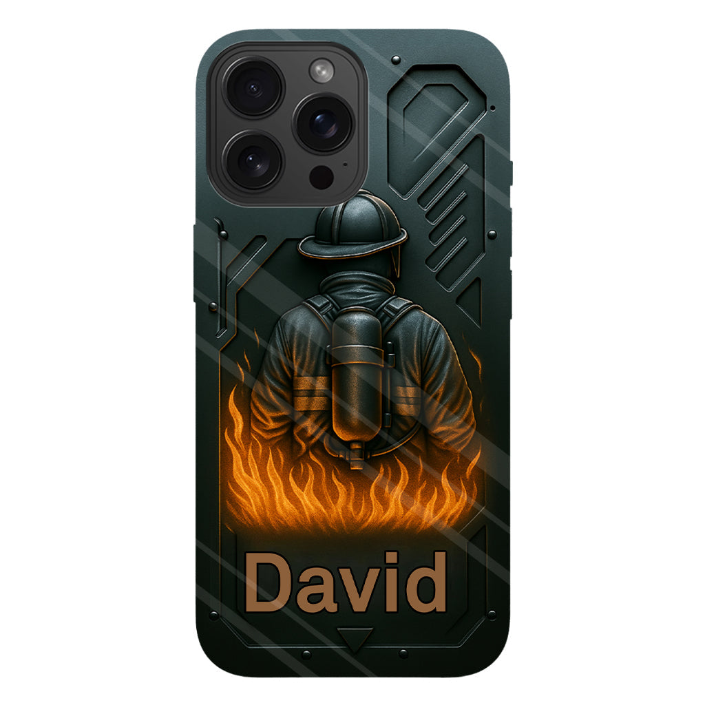 The Strone One - Personalized Firefighter Full Print Phone Case