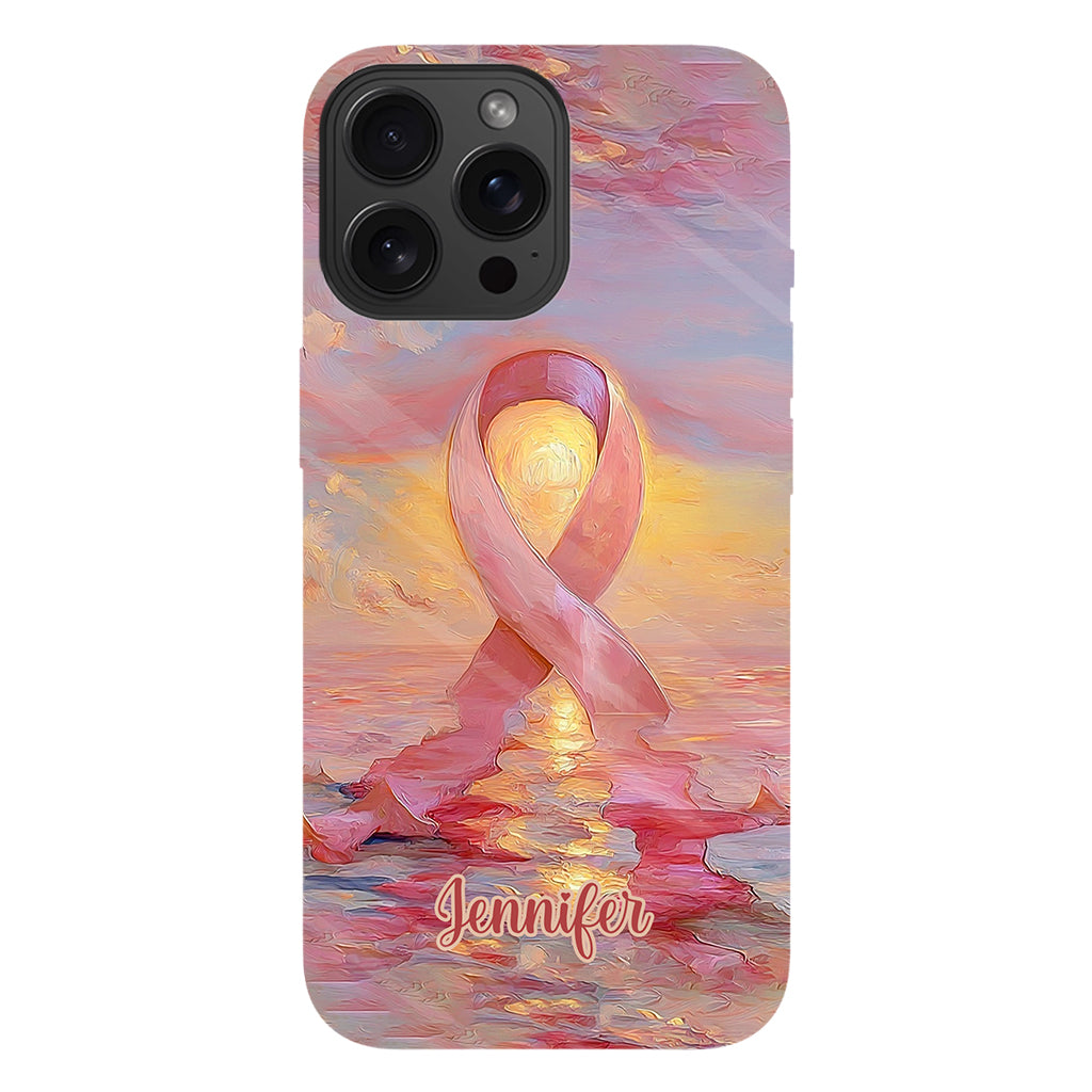 Strong Warriors - Personalized Breast Cancer Awareness Full Print Phone Case