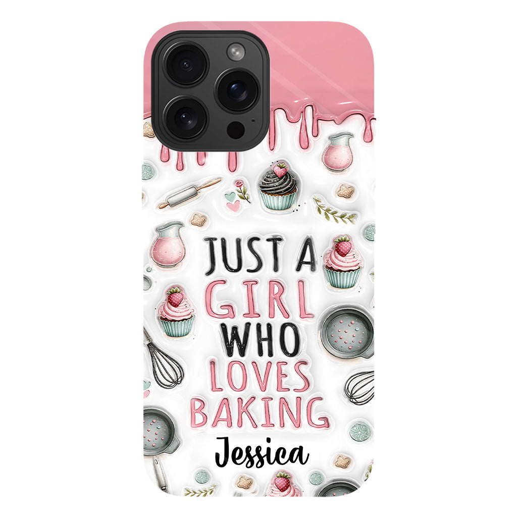 Just A Girl Who Loves Baking - Personalized Baking Full Print Phone Case