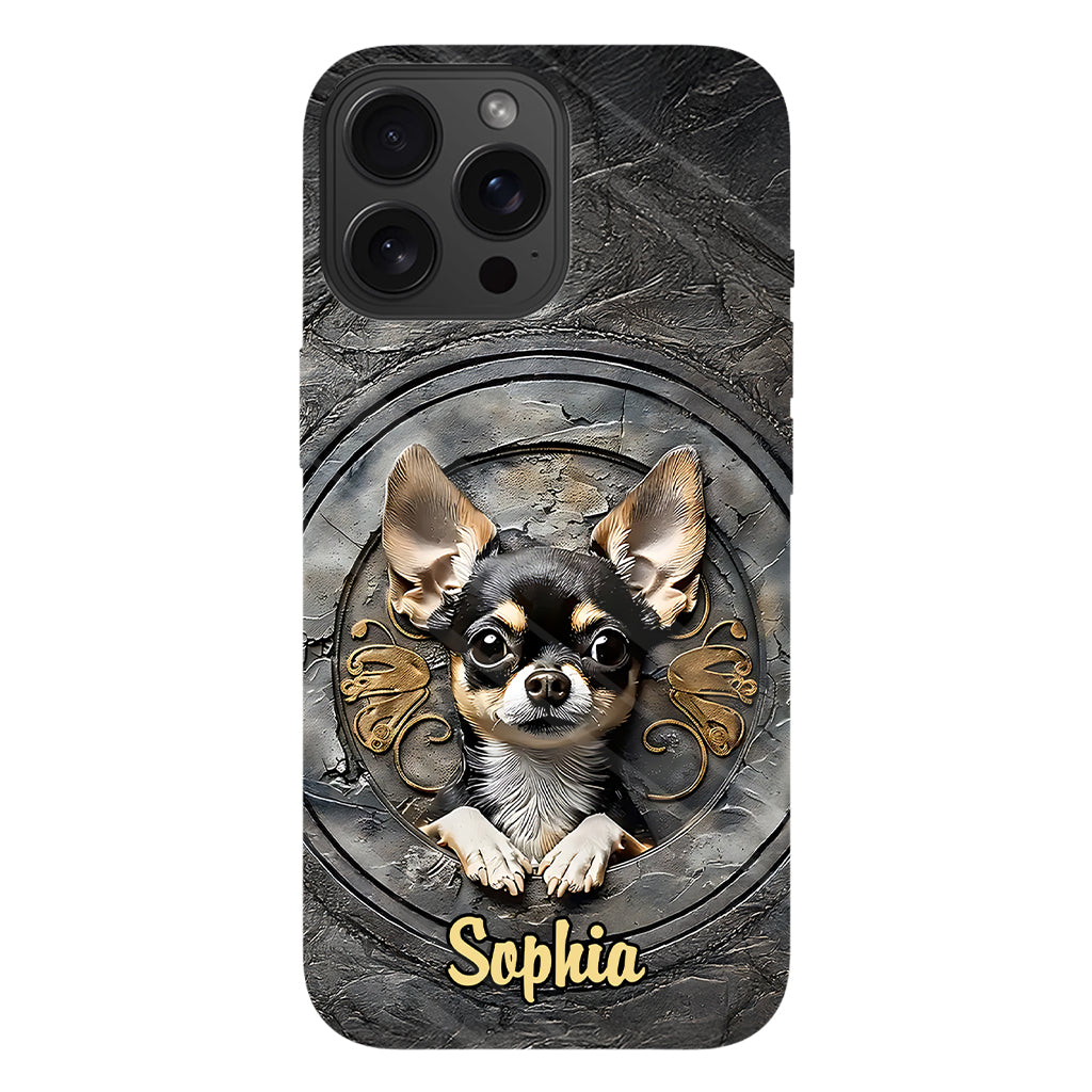 Adorable Chihuahua - Personalized Dog Full Print Phone Case