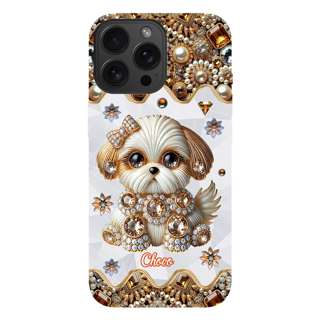 Love Shih Tzu - Personalized Dog Full Print Phone Case