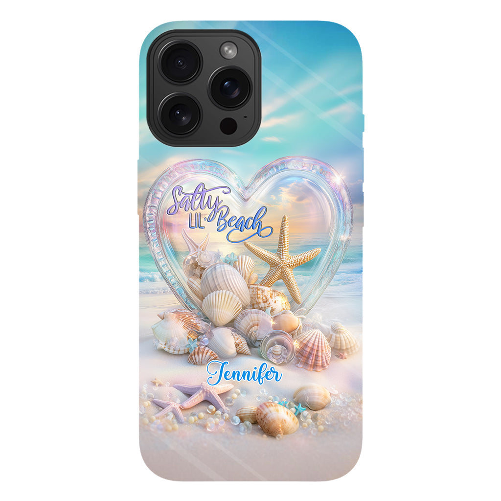 Salty Lil Beach - Personalized Sea Lover Full Print Phone Case