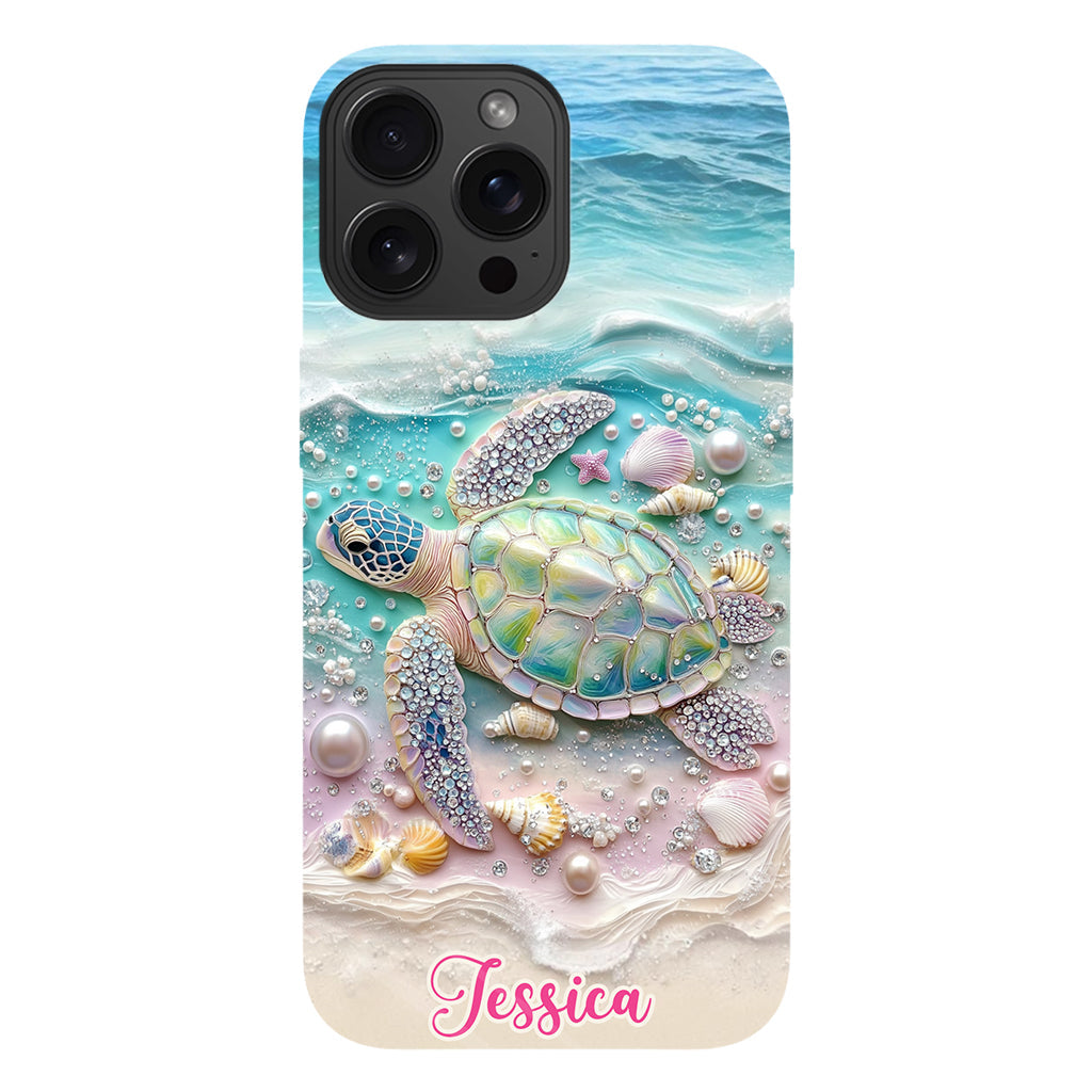 Love Turtles - Personalized Turtle Full Print Phone Case