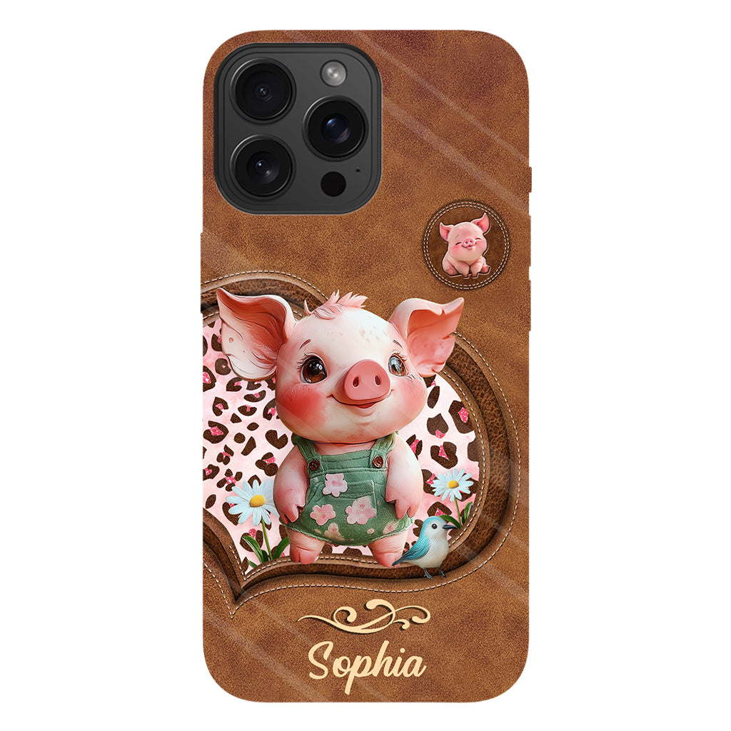 Cute Pig - Personalized Pig Lover Full Print Phone Case