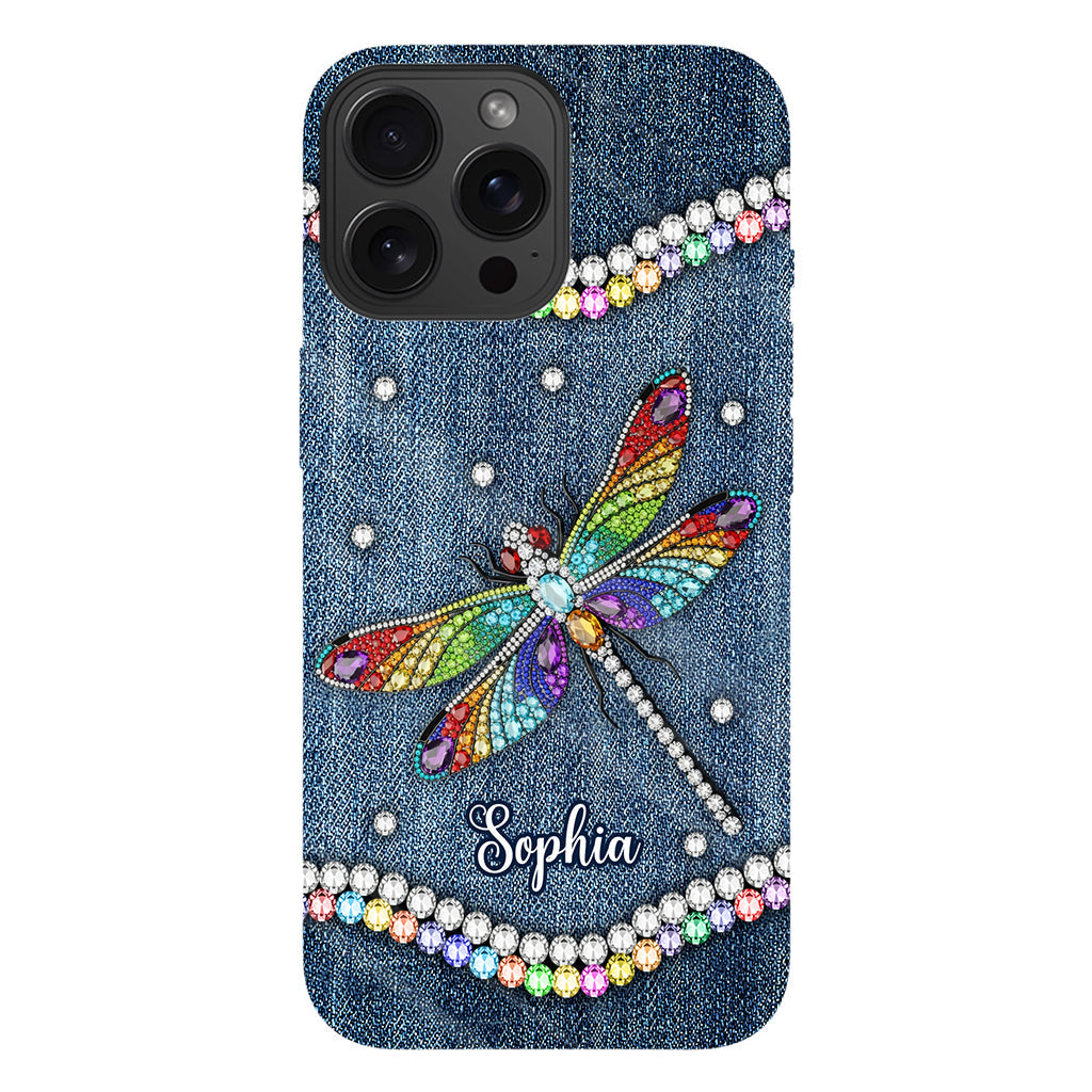 Beautiful Dragonfly - Personalized Dragonfly Full Print Phone Case