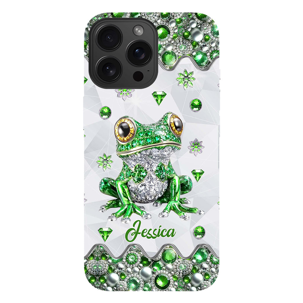 Just A Girl Who Loves Frogs - Personalized Frog Full Print Phone Case