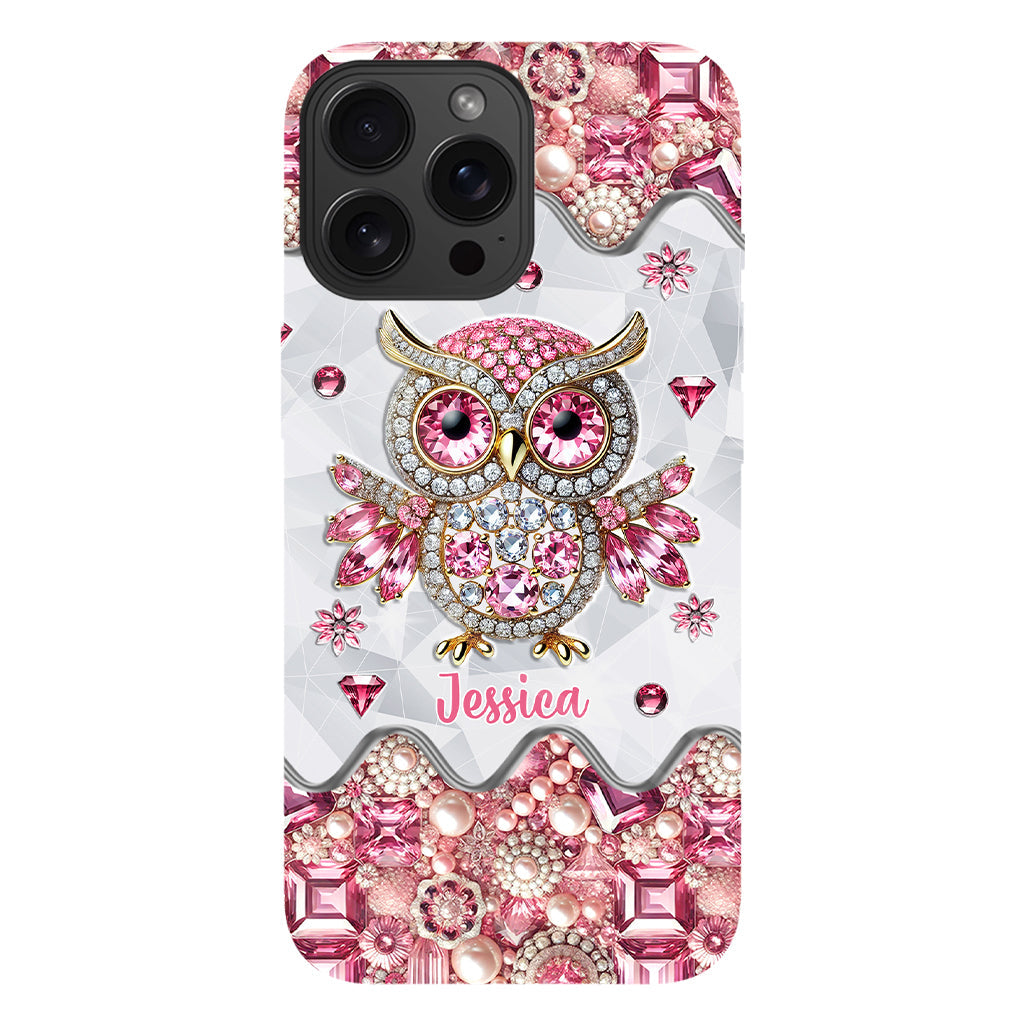 Just A Girl Who Loves Owls - Personalized Owl Full Print Phone Case