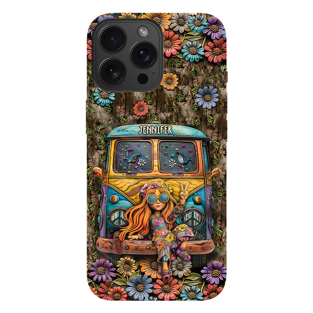 Cute Caravan - Personalized Hippie Full Print Phone Case
