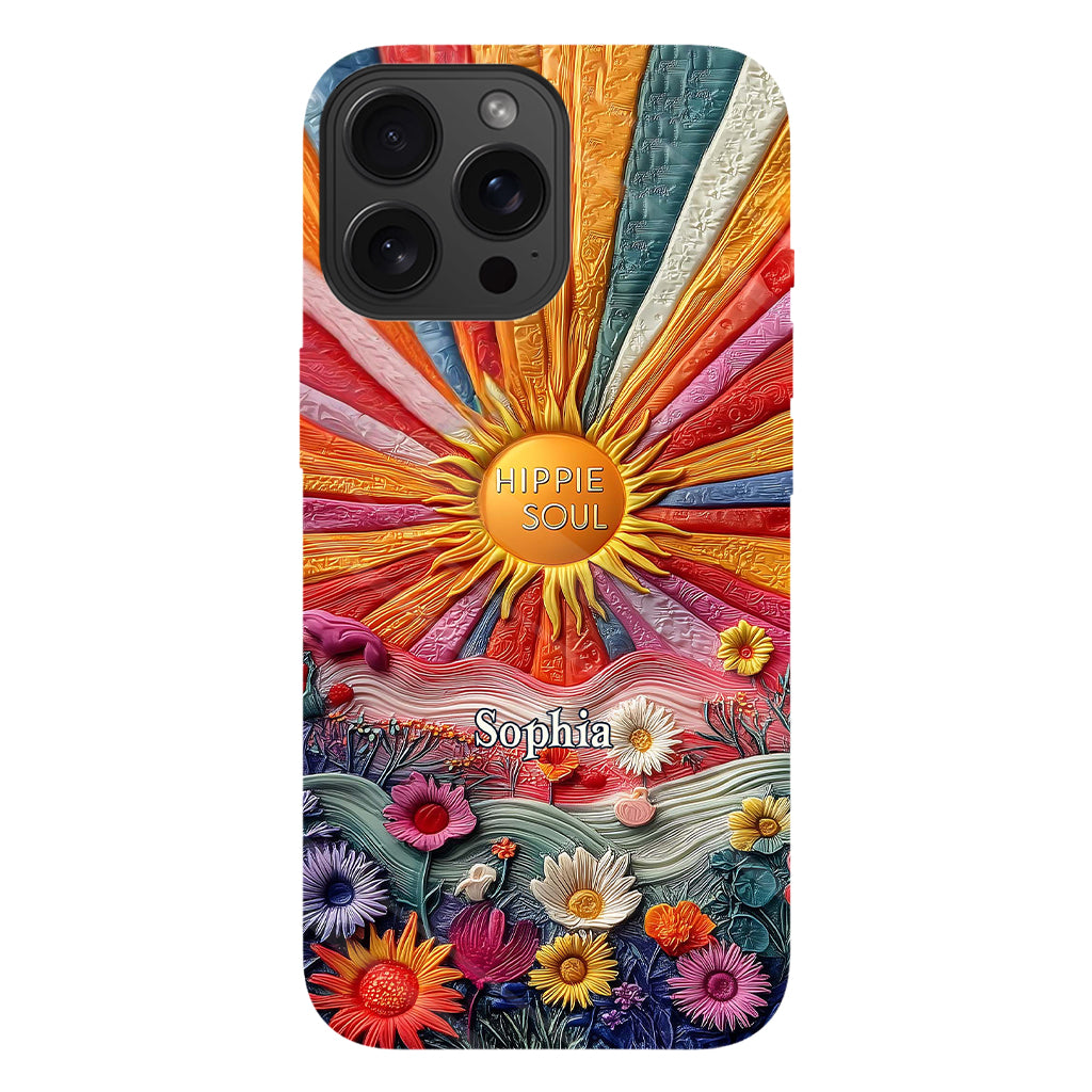 Hippie Soul - Personalized Hippie Full Print Phone Case