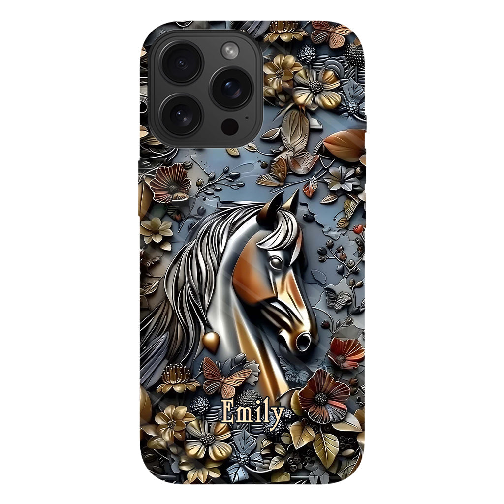 Stunning Horse - Personalized Horse Full Print Phone Case