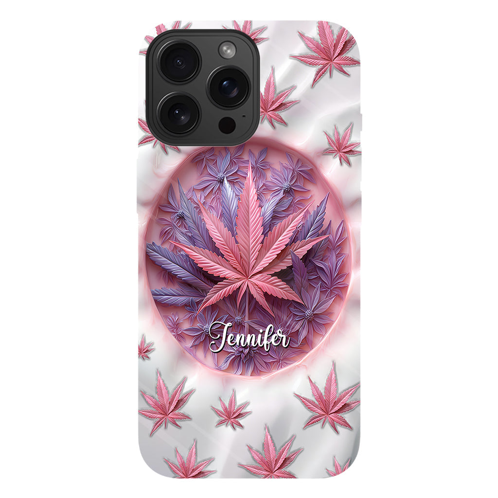 High Life - Personalized Weed Full Print Phone Case