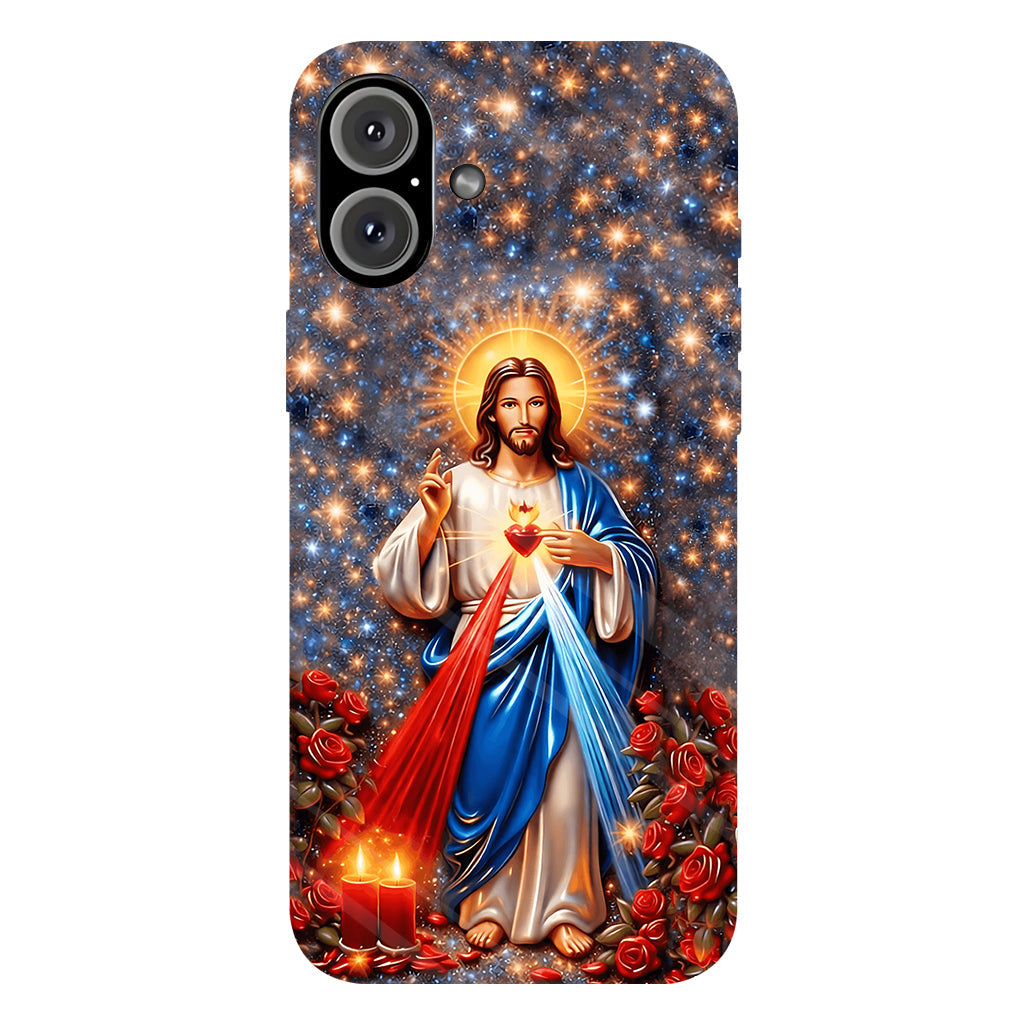 Sacred Heart of Jesus - Personalized Christian Full Print Phone Case